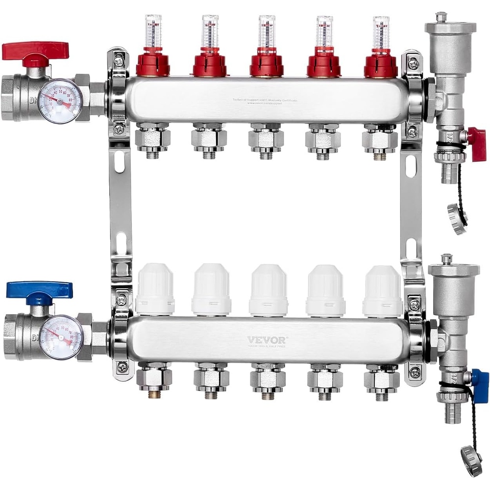 image:imageVEVOR 5Branch Radiant Heat Manifold5