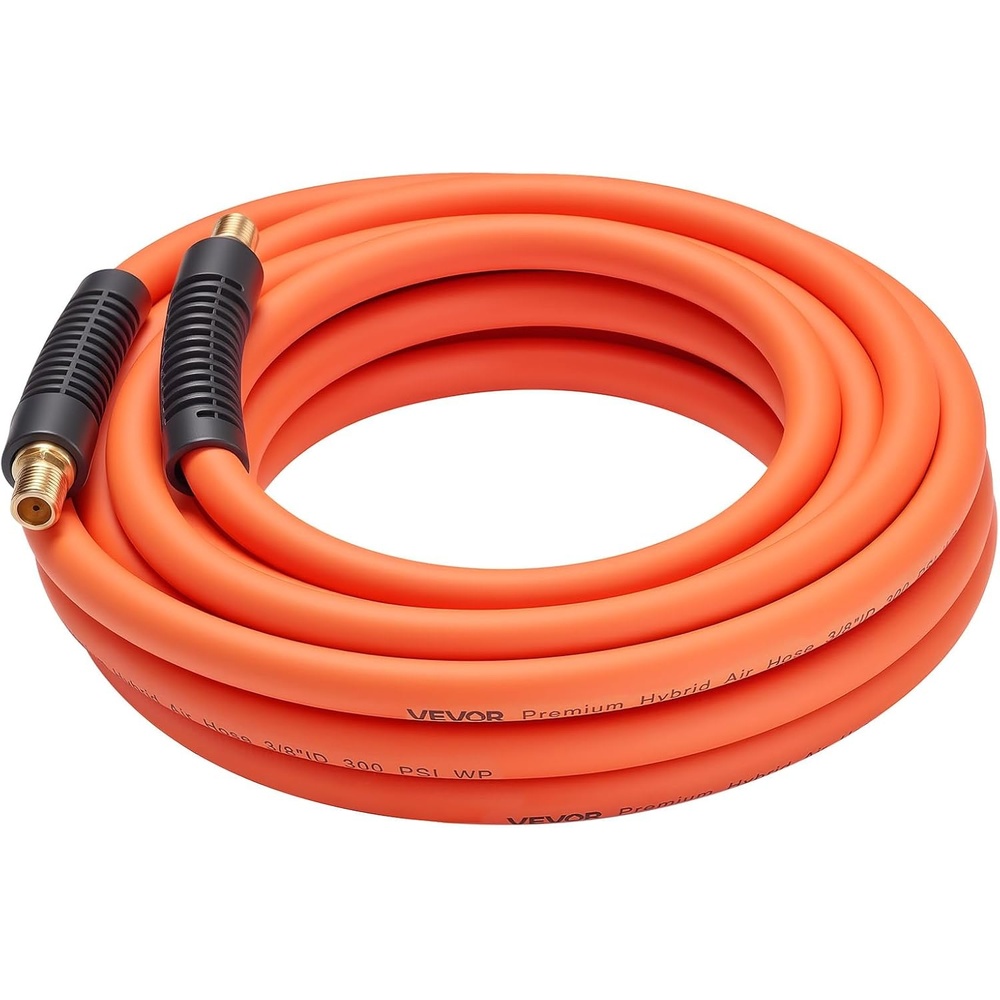 image:imageVEVOR Air Hose 38 x 250FT Hybrid Air Compressor Hose 300 PSI KinkResistant Pneumatic Hoses with ThreeLayer Construction for Auto amp Home DIY Projetcs AllWeather Flexibility No Fittings38IN X 25FT