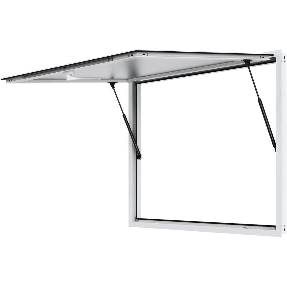 image:imageVEVOR Concession Window Aluminum Alloy Frame Service Windows for Food Truck Up to 85 Degrees Stand Serving Window with Awning Door and Drag Hookwhole piece 36x24inwhole piece