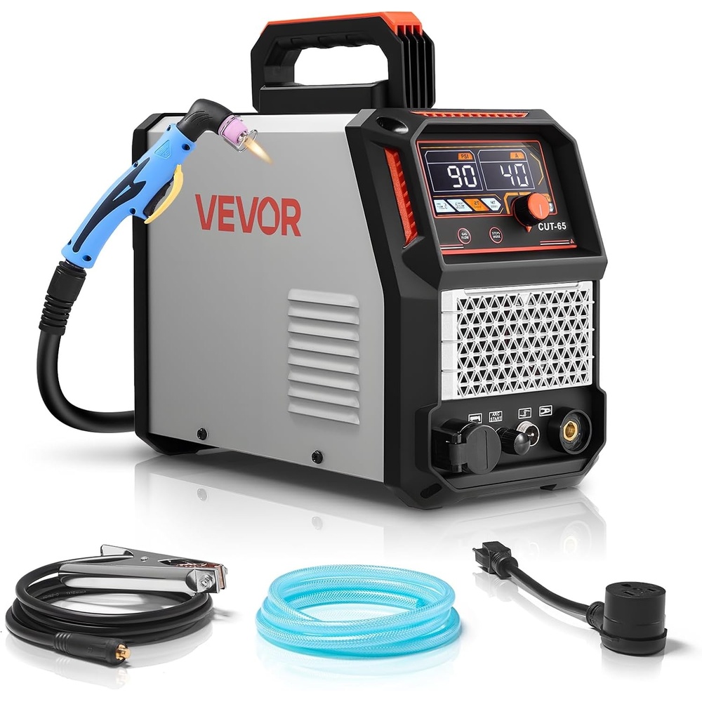 image:imageVEVOR Plasma Cutter 50A Plasma Cutting Machine 110V220V Dual Voltage Digital Display IGBT Inverter  with 2T4T Function amp Adjustable PAPT Time for Home Repairs WorkshopsCUT65