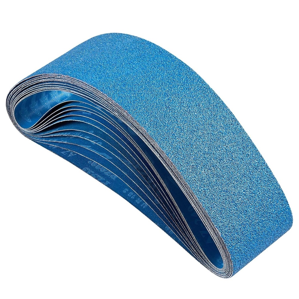 image:imageVEVOR Sanding Belts 4 x 36inch Belt Sander Sanding Belts 10PCS 2 of Each 40 60 80 120 240 Grits Zirconia for Knife Sharpening Metal Polishing Stainless Steel Nickel Alloy Finishing4 x 36 inchZirconia