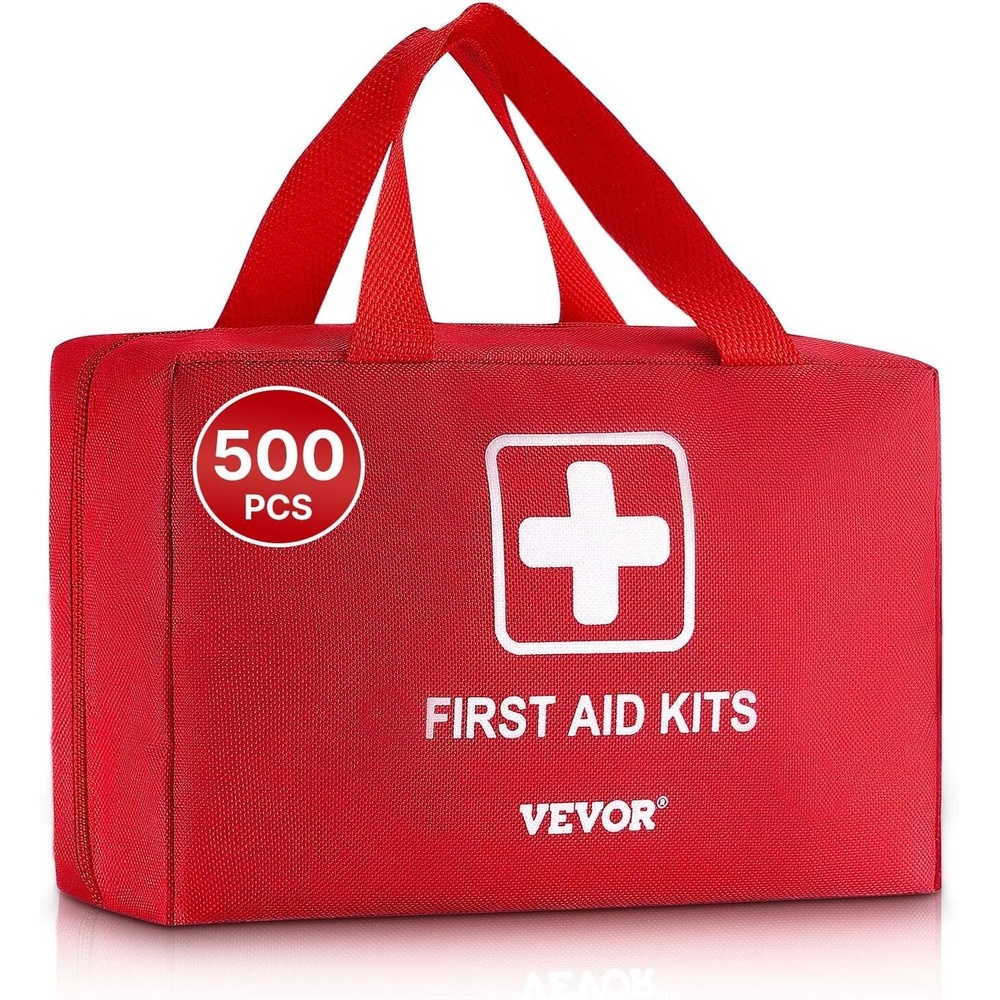 image:imageVEVOR Survival First Aid Kit 250 Pieces 600D Nylon Trauma First Aid Bag Survival Gear and Equipment Emergency Kits for Men Women Camping Boat Earthquake Hiking Hunting and Outdoor Adventure500 Pieces