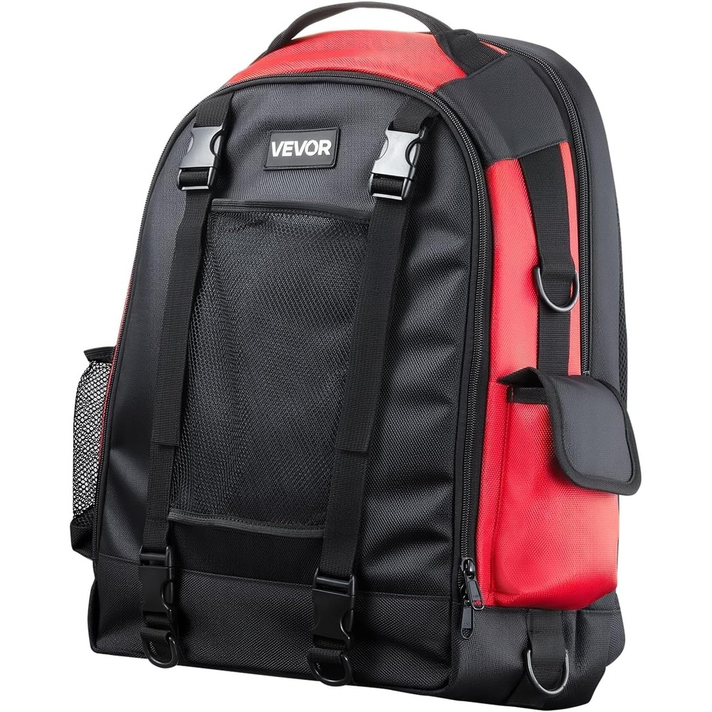 image:imageVEVOR Welding Backpack 252L Welder Backpack for Tools and Helmet 1680D HighDensity Polyester Extreme Gear Pack with Helmet Bag MultiPurpose Gear Storage Bag for Welding Outdoor Camping Hiking1680D HighDensity Polyester