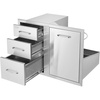 Drawer&Door 30W x 22.6H x 21.7D Inch