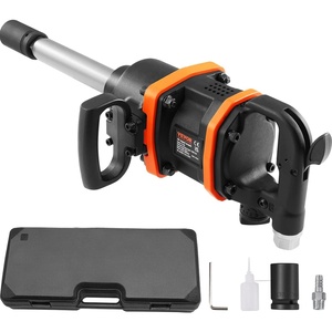 VEVOR 1 Inch Air Impact Wrench, Up to 3160 ft-lbs High Reverse Torque Output 1″ Pneumatic Impact Gun w/ 8 Inch Extended Anvil & Carrying Case for Heavy Duty Repairs and Maintenance(Case + Socket)