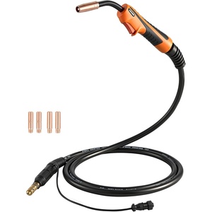 VEVOR 100A MIG Welding Gun with 10FT Cable, Replacement for Lincoln Magnum 100L (K530-6) – with 5PCS Mig Welding Contact Tips