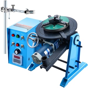 VEVOR 110V Linkage Roller for Welding, Supports 1000KG/2205LBS, Speed 80-1600 mm/min, Adjustable Diameter 25-1400mm, Includes Rotary Positioner & Torch Stand for Enhanced Welding Efficiency(50KG)