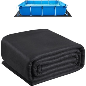 VEVOR 15′ x 30′ Oval Pool Liner Pad for Above Ground Pool, Pool Pad Mat for Above Ground Swimming Pools, Prevents Punctures, Recycled Geotextile Material, Extend Liner Life(Rectangle)