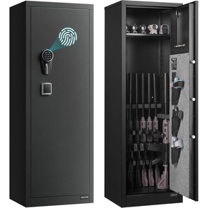 VEVOR 2 Rifles Gun Safe, Rifle Safe with Lock & Digital Keypad, Quick Access Gun Storage Cabinet with Removable Shelf, Pistol Rack, Rifle Cabinet for Home Rifle and Pistols(16″ x 18″ x 52″)