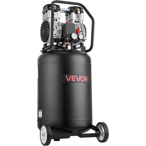 VEVOR 20 Gallons Air Compressor, 2HP 6.5SCFM at 90PSI, Max 135PSI Pressure Oil-Lubricated Air Compressor Tank,Portable on Wheels for Auto Repair,Tire Inflation,Spray Painting,Woodwork Nailing,120V(18.5 x 17.7 x 39.8 in)