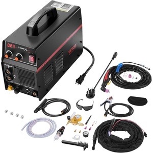 VEVOR 3 in 1 Plasma Cutter Welder Machine, CT-520GD TIG/MMA Plasma Cutter Combo Machine, 50A Non-Touch Pilot Arc Plasma Cutter, 200A TIG and Stick Welder, Digital 110/220V Dual Voltage IGBT Inverter(Non-Touch)