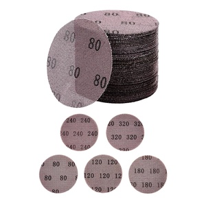 VEVOR 5-inch Mesh Abrasive Sanding Discs, 50PCS 120 Grit Anti-Clogging Ceramic Sandpapers Dust Free, Hook-and-Loop Sanding Discs for Metal Wood Plaster Sanding, Car Body Repair, Paint Removal