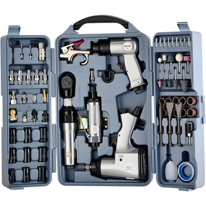 VEVOR 71 Pieces Pro Air Tool and Accessories Kit – 1/2″ Air Impact Wrench, 3/8″ Ratchet Wrench, 1/2″ Die Grinder, 4500BPM Hammer, Blow Gun for Auto Repair, Home DIY Project – Storage Case Included(71 Pieces)