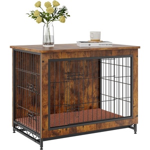 VEVOR 72″Dog Crate Furniture for 2 Dogs,Double Dog Crate Furniture with Double Sliding Doors,Large Dog Crate TV Stand with Removable Tray,Steel Frame Double Dog Crate for Small,Medium,Large Dogs White(32.5″L x 21.9″W x 25.2″H)