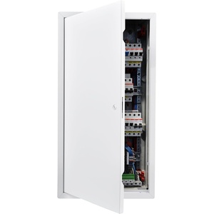 VEVOR Access Panel for Drywall, 13.3 x 13.3 in Galvanized Steel Access Door, Easy Install Hinged Service Panel with Screwdriver Latch, for Ceiling Plumbing Electrical, 12.4 x 12.4 in Cutout Size White(14x29inch)