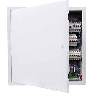 VEVOR Access Panel for Drywall, 13.3 x 13.3 in Galvanized Steel Access Door, Easy Install Hinged Service Panel with Screwdriver Latch, for Ceiling Plumbing Electrical, 12.4 x 12.4 in Cutout Size White(18x18inch)