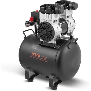 VEVOR Air Compressor, 20 Gallon Steel Tank, 4HP 10.6 CFM@90 PSI Oil Free Air Compressor & Max. 125PSI Pressure, 78dB Ultra Quiet Compressor for Auto Repair, Tire Inflation, Spray Painting (220V 60Hz)(10 Gallon)
