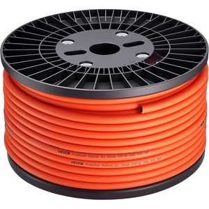 VEVOR Air Hose, 3/8” x 250FT Hybrid Air Compressor Hose, 300 PSI Kink-Resistant Pneumatic Hoses with Three-Layer Construction for Auto & Home DIY Projetcs, All-Weather Flexibility (No Fittings)(3/8IN X 250FT)