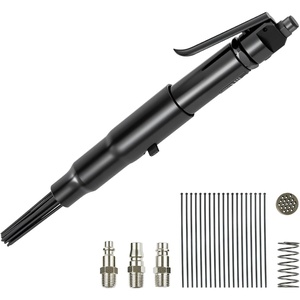 VEVOR Air Needle Scaler, 3400BPM Pneumatic Scaler for Rust Paint Removal – with 3-Speed Adjustment, 19 Hardened Needles & 3 Air Nozzle Connectors – Lightweight, Compact & Ergonomic Grip