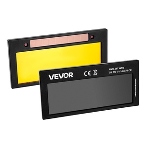VEVOR Auto Darkening Welding Lens 4.25″ x 2″, Shade 10 True Color Welding Lens with Dual Arc Sensors & Gold Coating, Compatible with Most Welding Helmets for TIG, MIG, MMA, ARC Applications