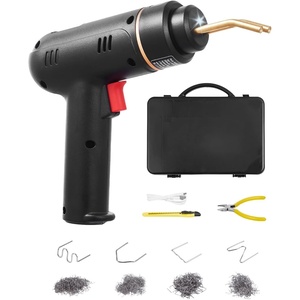 VEVOR Cordless Plastic Welder, 120W Plastic Welding Gun with 400PCS 4 Types Hot Staples, Rechargeable Hot Staple Welding Gun, Plastic Car Bumper Repair Kit for Kayak, Toys, Plastic Crack Repair(120W Cordless Plastic Welder Gun)