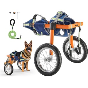 VEVOR Dog Wheelchair for Back Legs, Lightweight 2 Wheels Pet Wheelchair, Height, Width & Length Adjustable, Dog Cart with Shock-Absorbing Wheels, for Injured, Disabled Dogs(Large for 48-88 lbs)