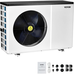 VEVOR Electric Pool Heat Pump, 35,830 BTU, Fits 6,605-13,209 Gallon Above & In-Ground Pools, Low Noise Heating & Cooling, Energy-Saving Water Heater AC208-230V 60Hz(51200 BTU)