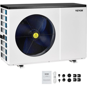 VEVOR Electric Pool Heat Pump, 35,830 BTU, Fits 6,605-13,209 Gallon Above & In-Ground Pools, Low Noise Heating & Cooling, Energy-Saving Water Heater AC208-230V 60Hz(35830 BTU)