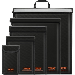 VEVOR Faraday Bag, 4 Pack Faraday Pouch Set for Laptop(16.9×15), Tablet(13×10.2), Phone(7.87×4.7) & Radio(10.6×7.8), Fireproof Signal Blocking Holder Faraday Pouch for Anti-Theft & Anti-Hacking