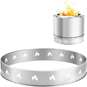 VEVOR Fire Pit Stand for Solo Stove Bonfire,19.5 Inch Smokeless Fire Pit Ring,Stainless Steel Fireplace Stove Support Frame Accessory, Portable Outdoor Camping Holder Tools for Fireplace(27 Inch)
