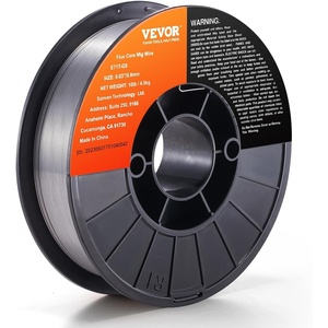 VEVOR Flux Core Welding Wire, E71T-GS 0.035-inch 10LBS, Gasless Mild Steel MIG Welding Wire with Low Splatter for All Position Arc Welding and Outdoor Use(E71T-GS 0.030-inch 10LBS)
