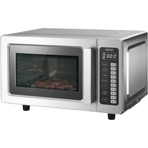 VEVOR Foldable Camping Oven, Stainless Steel Portable Camping Stove, with 3 Tier Grill, Handle and Thermometer, Use with Wood Burning Fire, Propane Stoves, for Baking Bread, Pizza, Outdoor Cooking(Silver)