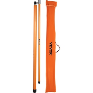 VEVOR Load Height Measuring Stick, 20′ Sturdy Fiberglass Truck Height Stick with Adjustable Pole, Non-conductive Truck Height Measuring Stick with Carrying Bag, Height Stick for Trucks, Car Haulers(20ft)