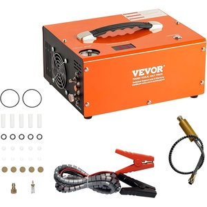 VEVOR PCP Air Compressor, 4500PSI/30Mpa Portable PCP Airgun Compressor – Built-in Water and Fan Cooling System, Auto-Stop | DC12V/AC120V Paintball Tank Compressor for Air Rifle, Scuba Diving Bottle(0)