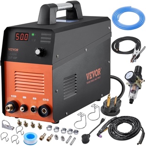 VEVOR Plasma Cutter, 50A Plasma Cutting Machine, 110V/220V Dual Voltage Digital Display IGBT Inverter – with 2T/4T Function & Adjustable PA/PT Time for Home Repairs, Workshops(VV-PC-CUT50P)