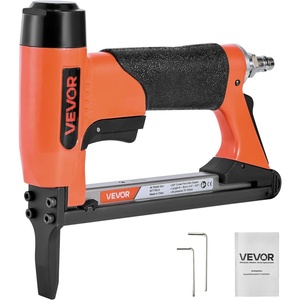 VEVOR Pneumatic Staple Gun, 22 Gauge Long-Nose Upholstery Stapler for 71 Series Fine Wire Staples 3/8-inch Crown 1/4″-5/8″ Length, Max 180PCS Loading Air Staple Gun for Upholstering, Woodworking, DIY