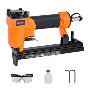 VEVOR Pneumatic Staple Gun, 22 Gauge Pneumatic Upholstery Stapler for 71 Series Fine Wire Staples 3/8-inch Crown 5/32″-5/8″ Length, 70-110 PSI Air Staple Gun for Woodworking, Upholstering, DIY Project