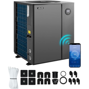 VEVOR Pool Heat Pump Max 93390 BTU, Electric Pool Heater for Above & In-Ground Up to 22455 Gallons, All-DC Inverter Technology, WiFi & App Remote Control, Multiple Protection for Swimming Parties(Top Air Outlet 27000 Gallons)