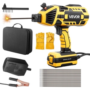 VEVOR Portable Handheld Welding Machine, 20-140A Portable ARC Welder with 5-Level Current Adjustment & IGBT Inverter, 110V Handheld Stick Welder with Hot Start Function Fit for 1/16″-1/8″ Welding Rods(20-140A)