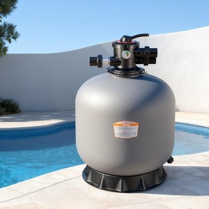 VEVOR Sand Filter, 24-Inch, 65 GPM Above Inground Swimming Pool Sand Filter System, with 7-Way Multi-Port Valve, Backwash, Rinse, Recirculate, Waste, Winter, Closed Modes, for Above In Ground Pools(24-Inch  65 GPM)