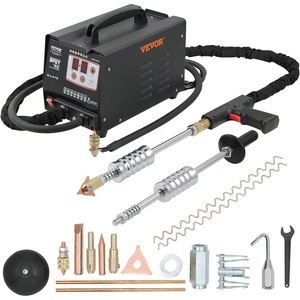 VEVOR Spot Welder Dent Puller, 3KW Stud Welder Dent Repair Kit with 2 Welding Guns, Auto/Manual Welding & 7 Modes, 110V Auto Body Spot Welding Dent Repair Machine for Car, Truck Dent Repair(G90E)