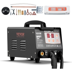 VEVOR Spot Welder Dent Puller, 3KW Stud Welder Dent Repair Kit with 2 Welding Guns, Auto/Manual Welding & 7 Modes, 110V Auto Body Spot Welding Dent Repair Machine for Car, Truck Dent Repair(Dual Welding Gun Version)