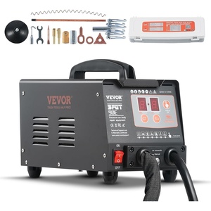 VEVOR Spot Welder Dent Puller, 3KW Stud Welder Dent Repair Kit with 2 Welding Guns, Auto/Manual Welding & 7 Modes, 110V Auto Body Spot Welding Dent Repair Machine for Car, Truck Dent Repair(220V Version)