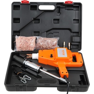 VEVOR Stud Welder Dent Repair Kit, 1600A Stud Welder Kit, 800VA Spot Welder Stud, 110V Welder Stud Kit, Stud Gun Dent Puller Kit with Complete Accessories, Dent Welder Repair for Auto Body Repairing(w/ Studs)