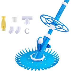 VEVOR Suction Pool Cleaner, Automatic Pool Vacuum Cleaner, Suction Side Automatic Pool Cleaner, Suction Vacuum Pool Sweeper with 12 Hoses, for In-ground Pool and Above-Ground Pool Up to 20 x 35 ft