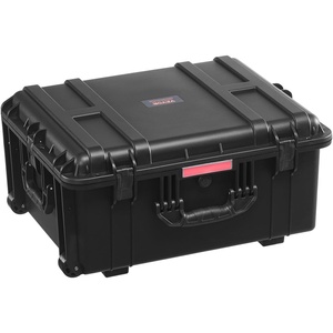 VEVOR Weatherproof Hard Case, Heavy Duty Protective Dry Box Case with Pre-Cut Foam Retractable Pull Handles for Travel, Hunt, Military, Tactical, IP67 Waterproof, for Cameras(44.09 * 15.94 * 13.46)(63x50x32 cm)