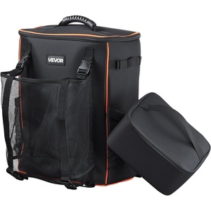 VEVOR Welding Backpack, 25.2L Welder Backpack for Tools and Helmet, 1680D High-Density Polyester Extreme Gear Pack with Helmet Bag, Multi-Purpose Gear Storage Bag for Welding, Outdoor Camping, Hiking(600D Polyester-2)
