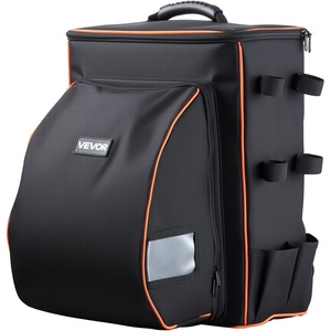 VEVOR Welding Backpack, 25.2L Welder Backpack for Tools and Helmet, 1680D High-Density Polyester Extreme Gear Pack with Helmet Bag, Multi-Purpose Gear Storage Bag for Welding, Outdoor Camping, Hiking(600D Polyester-1)
