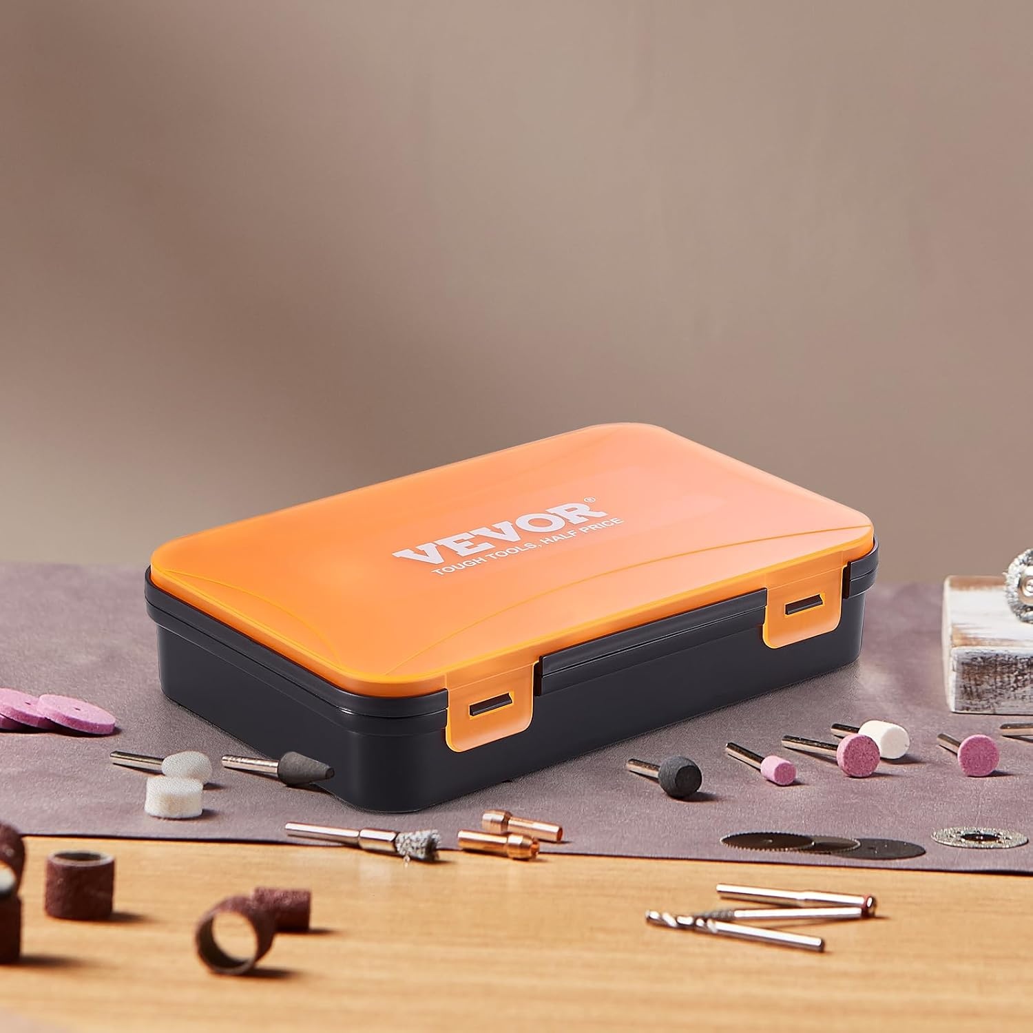 image:imageVEVOR 136Piece Cordless Rotary Tool Kit DC8V Portable Mini Power Rotary Tool 5 Speeds 500030000RPM MultiPurpose DIY Tools for Engraving Sanding Polishing Carving Grinding Cutting DIY Craft375PCS Accessories