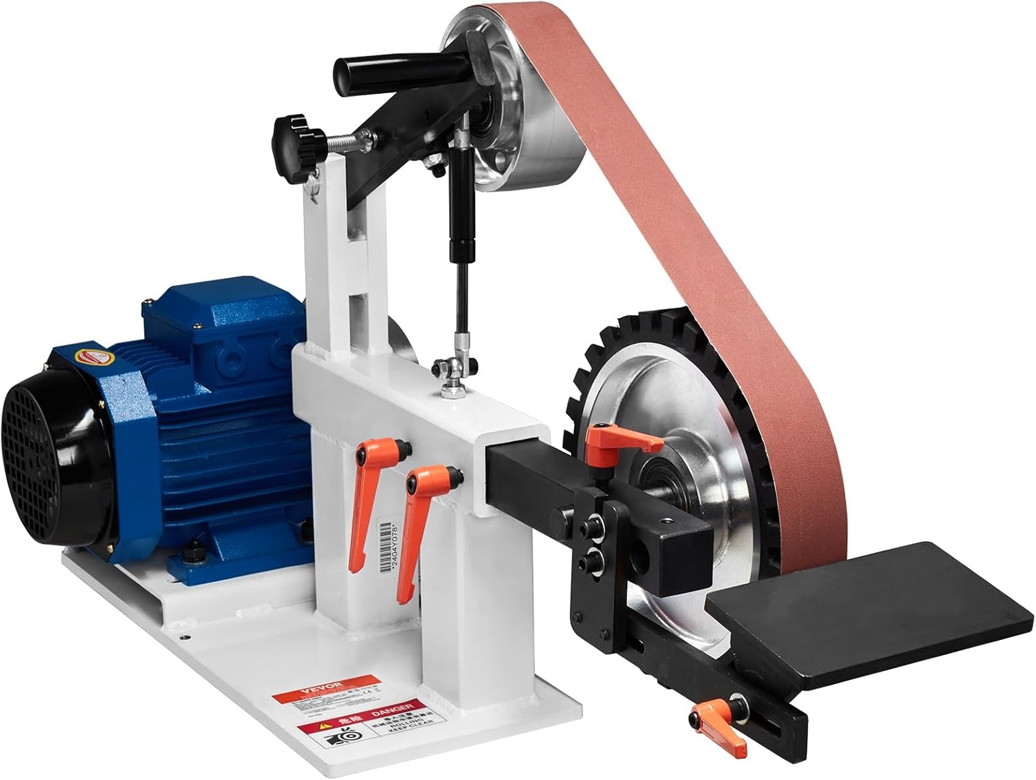 image:imageVEVOR 1500W 2HP Belt Sander Grinder 2 x 82 Variable Speed Belt Grinder for Metalworking 3 in 1 Belt Sander Polisher with 3 Grinding Moulds amp Flat Platen Tool Rest for Knife Making722 in2900RPM